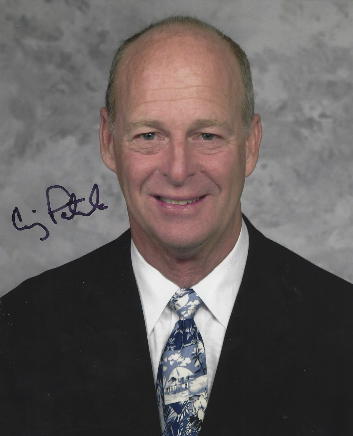 Autographed CRAIG PATRICK 8X10 New York Rangers Photo