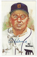 Autographed AL KALINE Detroit Tigers Perez-Steele Post Card