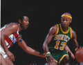 Autographed CLEM HASKINS 8x10 Washington Bullets Photo