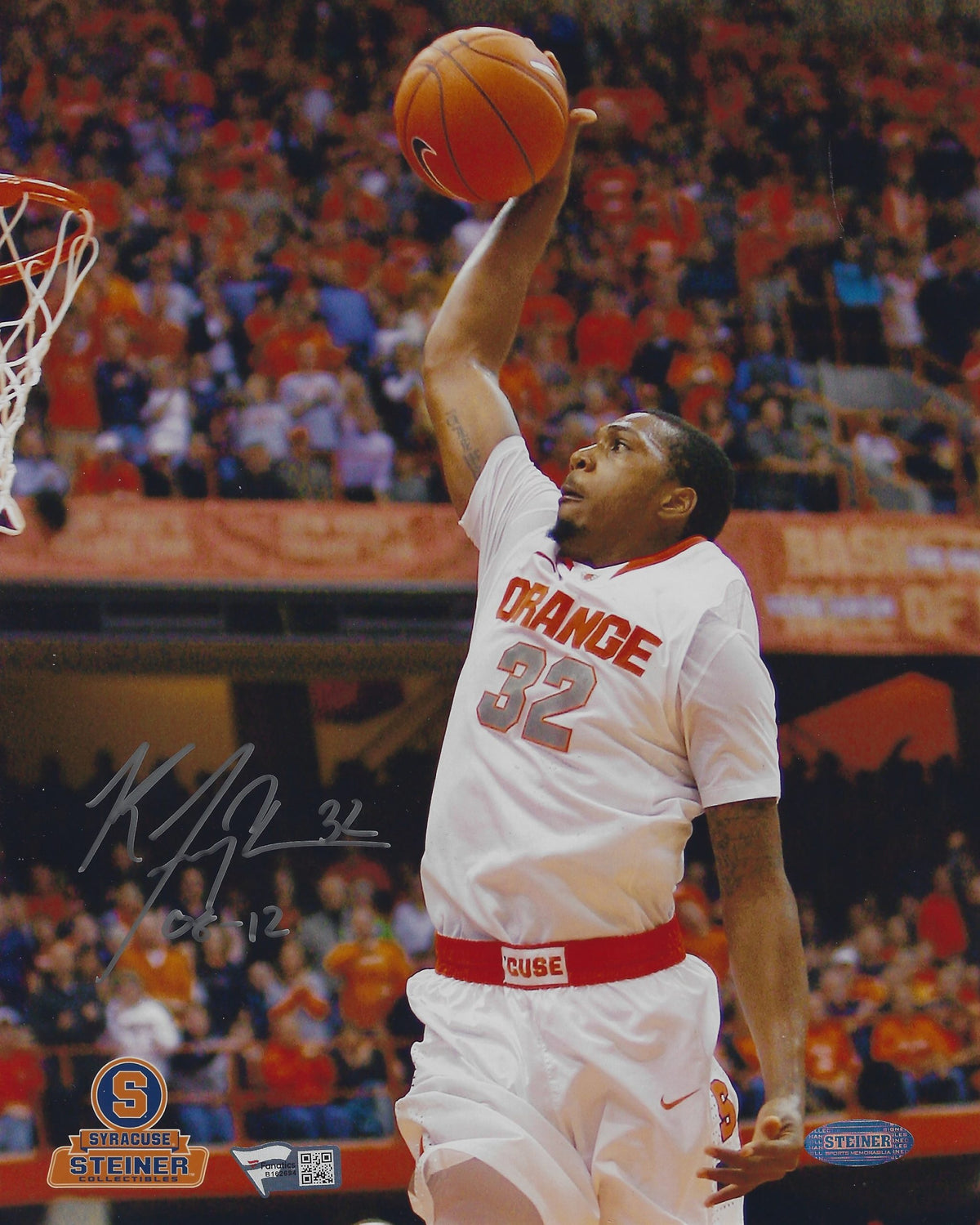 Autographed KRIS JOSEPH 8X10 Syracuse Orange Photo Fanatics