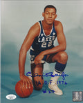 Autographed ELGIN BAYLOR 8x10 Los Angeles Lakers Photo JSA