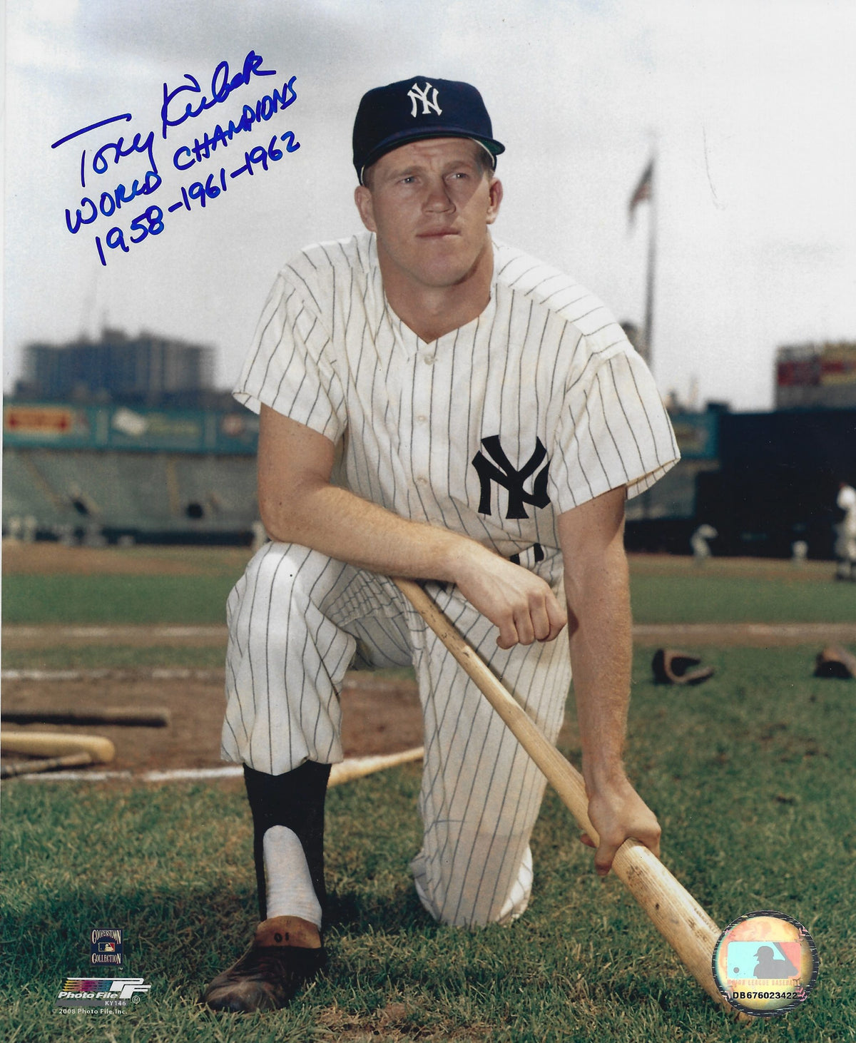 AUTOGRAPHED 8X10 Tony Kubek New York Yankees Photo