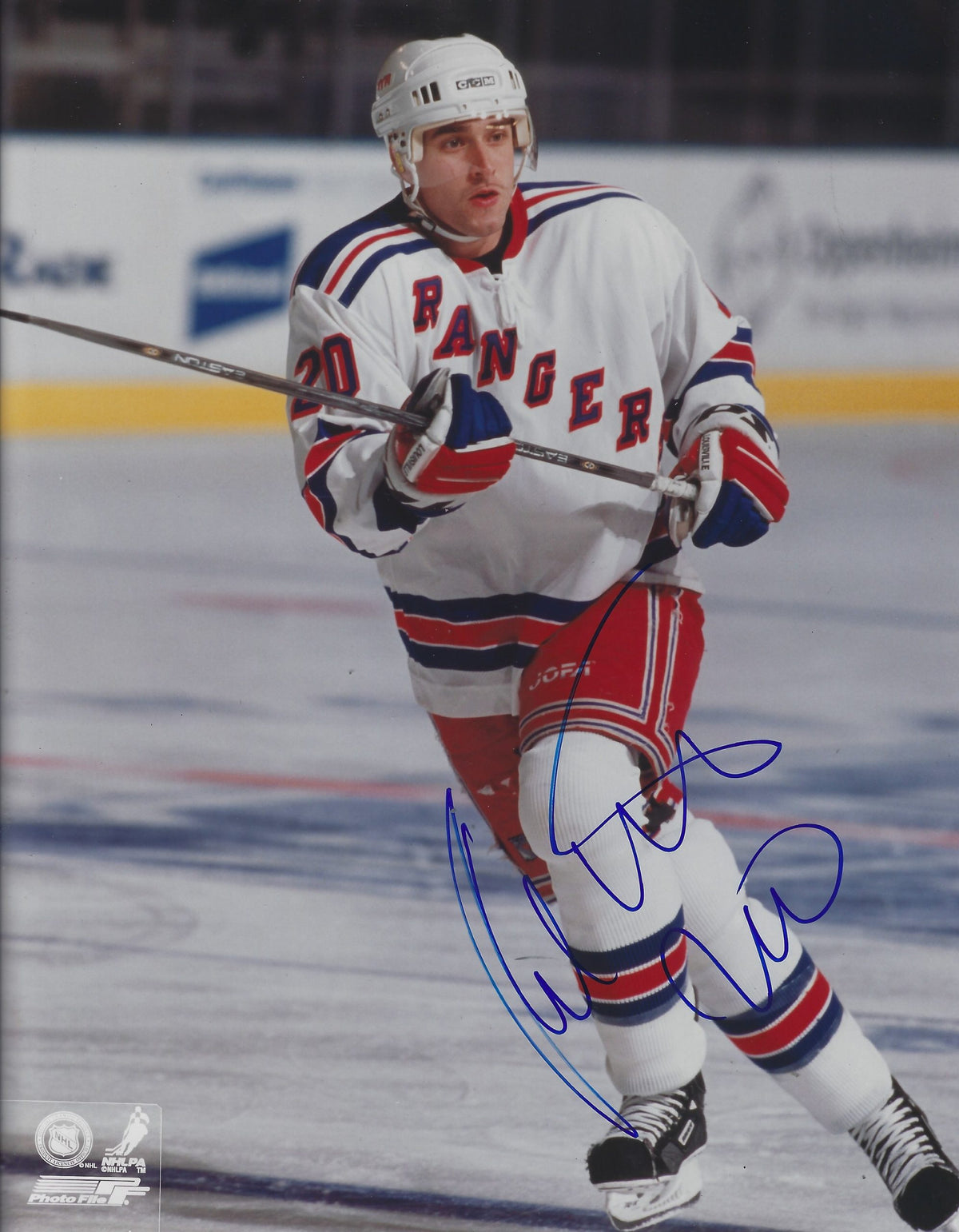 Autographed RADEK DVORAK 8x10 New York Rangers Photo
