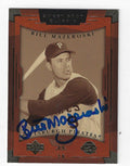 Autographed BILL MAZEROSKI 2004 Upper Deck Sweet Spot Classics Card