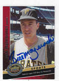 Autographed BILL MAZEROSKI 2009 Upper Deck 20th Anniversary Retrospective Pittsburgh Pirates Card #1581