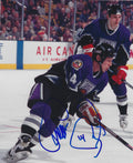 Autographed THEO FLEURY 8x10 Calgary Flames Photo