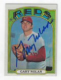 Autographed GARY NOLAN 1972 Topps Card