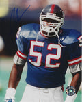 Autographed PEPPER JOHNSON 8x10 New York Giants photo