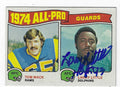 Autographed LARRY LITTLE Miami Dolphins 1975 Topps Card #203