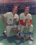 Autographed TIM MCCARVER & STEVE CARLTON 8X10 PHILADELPHIA PHILLIES photo PSA