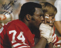 Autographed EARL EDWARDS 8X10 San Francisco 49'ers Photo