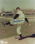 AUTOGRAPHED LARRY JANSEN 8x10 New York  Giants Photo
