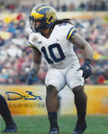Autographed DEVIN BUSH 8X10 Michigan Wolverines Photo