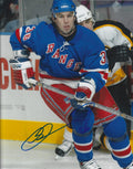 Autographed  MATTHEW BARNABY 8X10 New York Rangers Photo