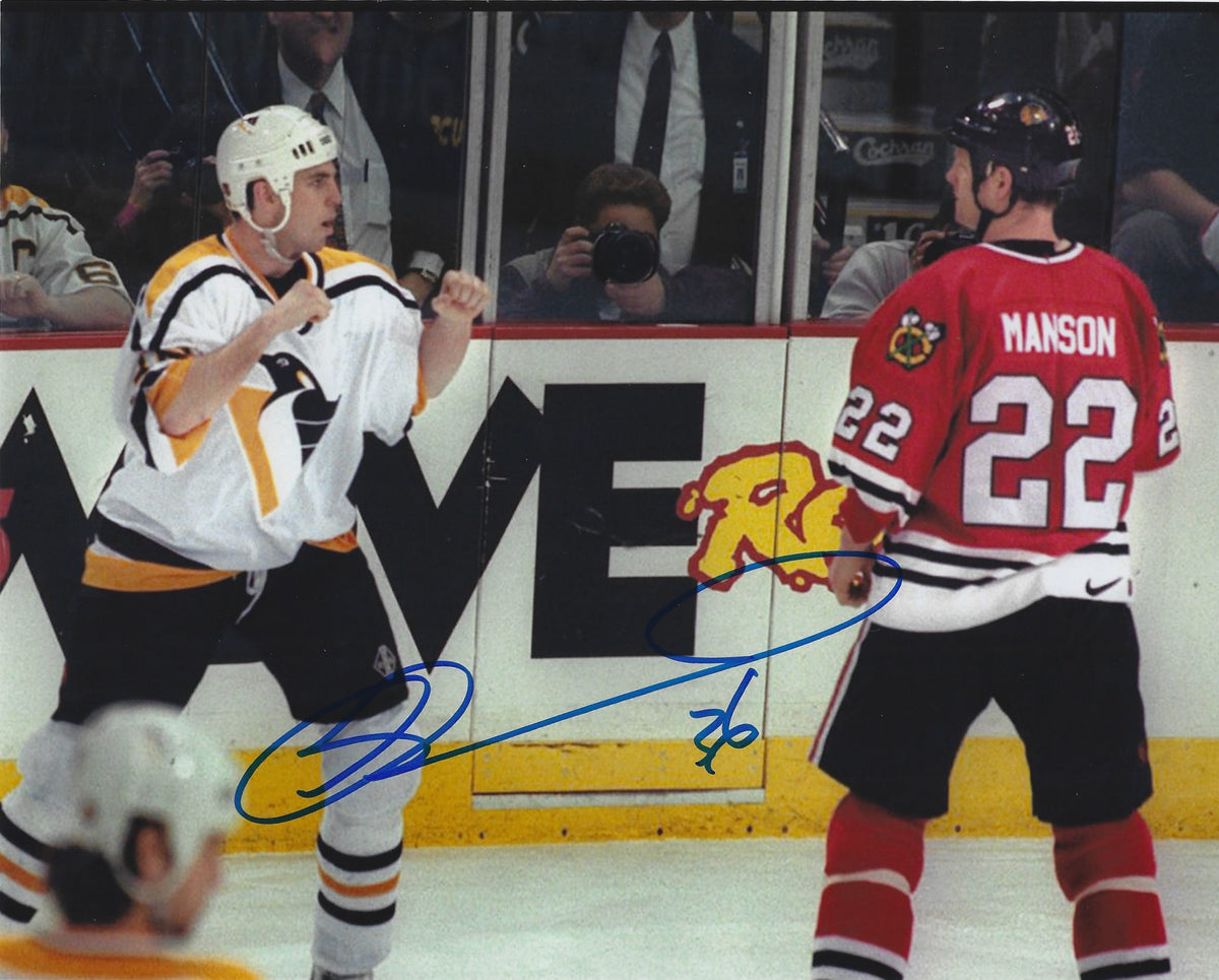 Autographed MATTHEW BARNABY 8X10 Pittsburgh Penguins Photo