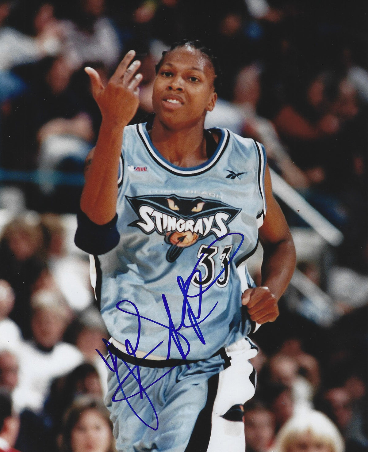 Autographed YOLANDA GRIFFITH 8X10 Long Beach Stingrays Photo