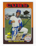 Autographed BILL MADLOCK 2003 Topps Fan Favorites Card