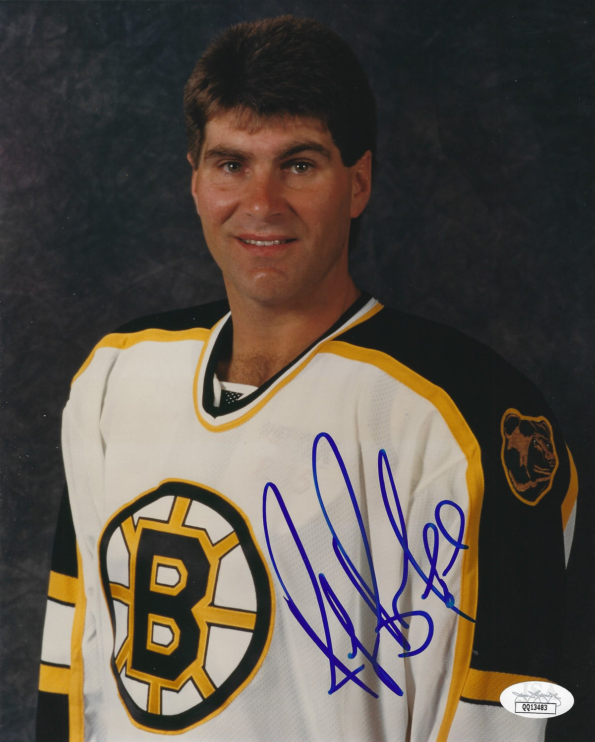 Autographed RAY BOURQUE 8X10 Boston Bruins Photo JSA