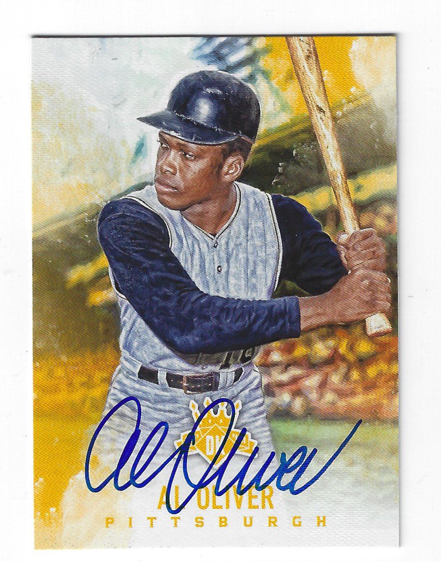 Autographed AL OLIVER 2017 Panini Diamond Kings Card