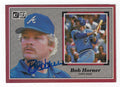 Autographed 1983 BOB HORNER Donruss Action All Star Card