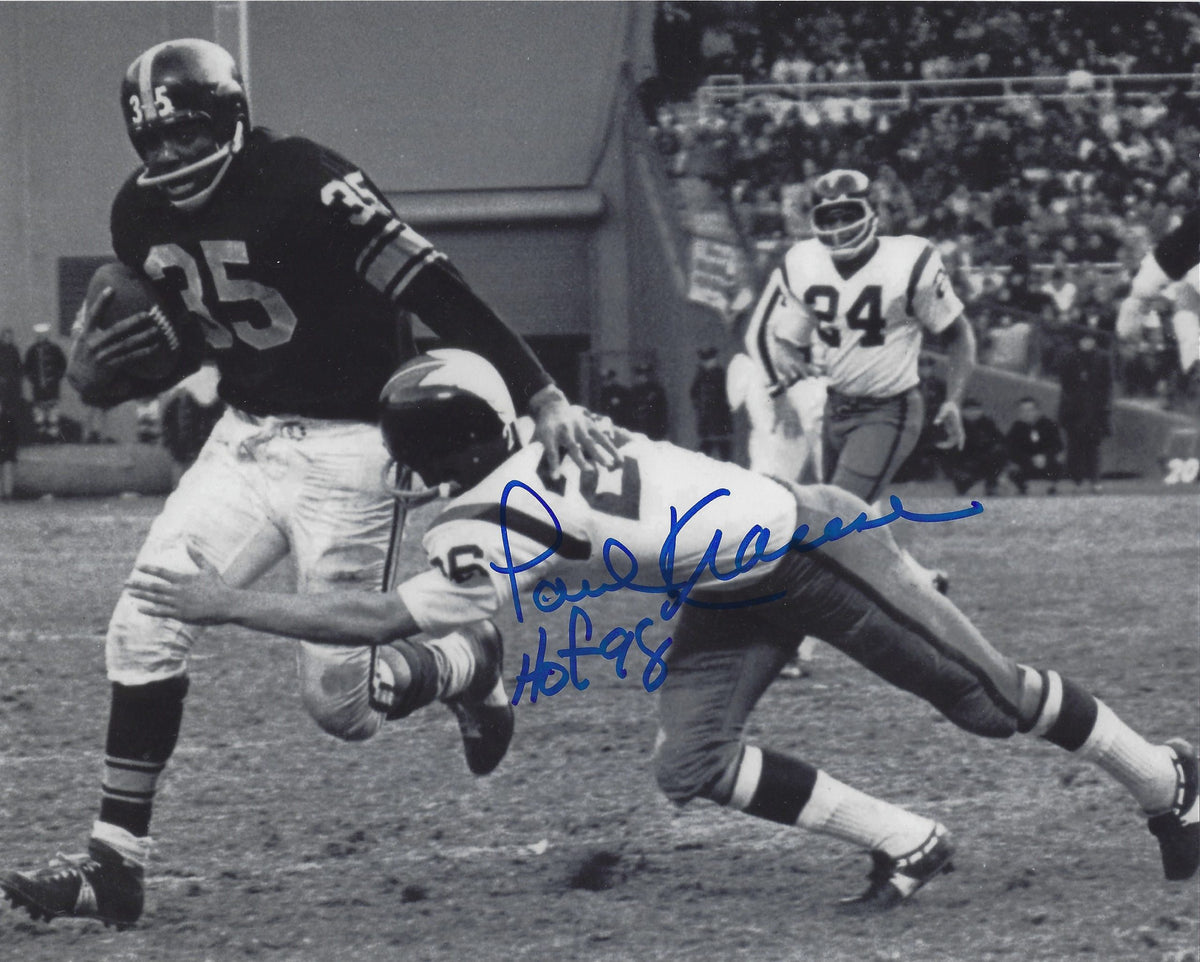Autographed PAUL KRAUSE 8X10 Washington Redskins Photo