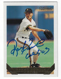 Autographed RANDY TOMLIN 1993 Topps Gold Card