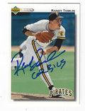 Autographed RANDY TOMLIN 1993 Upper Deck Card