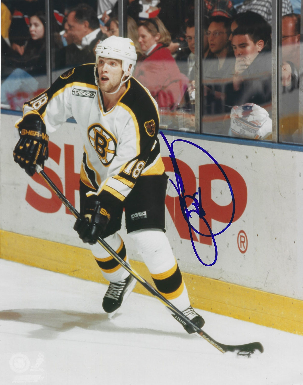 Autographed KYLE MCLAREN 8X10 Boston Bruins  Photo