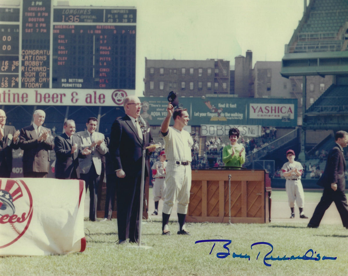 AUTOGRAPHED BOBBY RICHARDSON  8X10 New York Yankees Photo