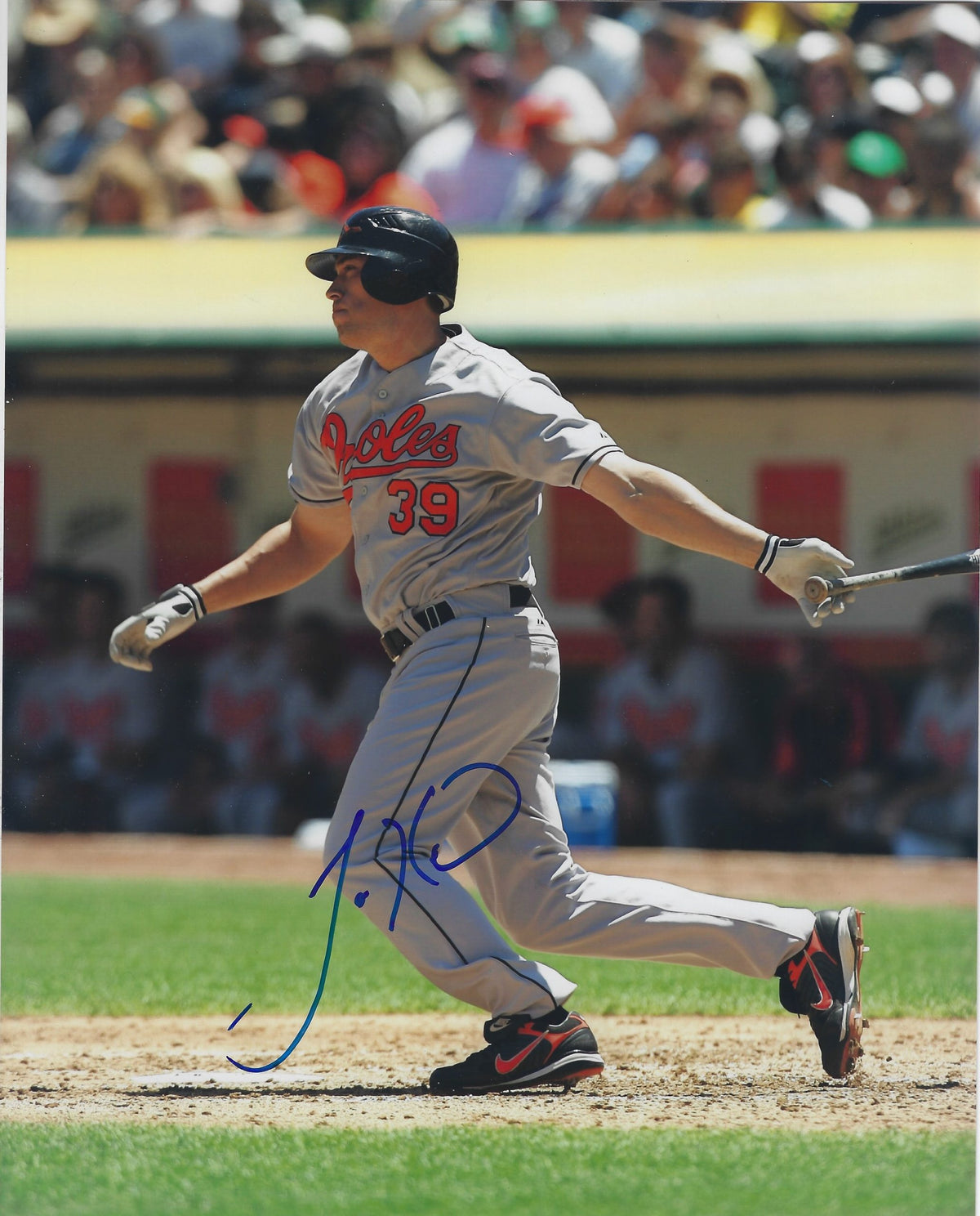 AUTOGRAPHED JOHN KNOTT 8x10 Baltimore Orioles Photo