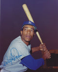 AUTOGRAPHED WILLIE DAVIS Los Angeles Dodgers 8x10  photo