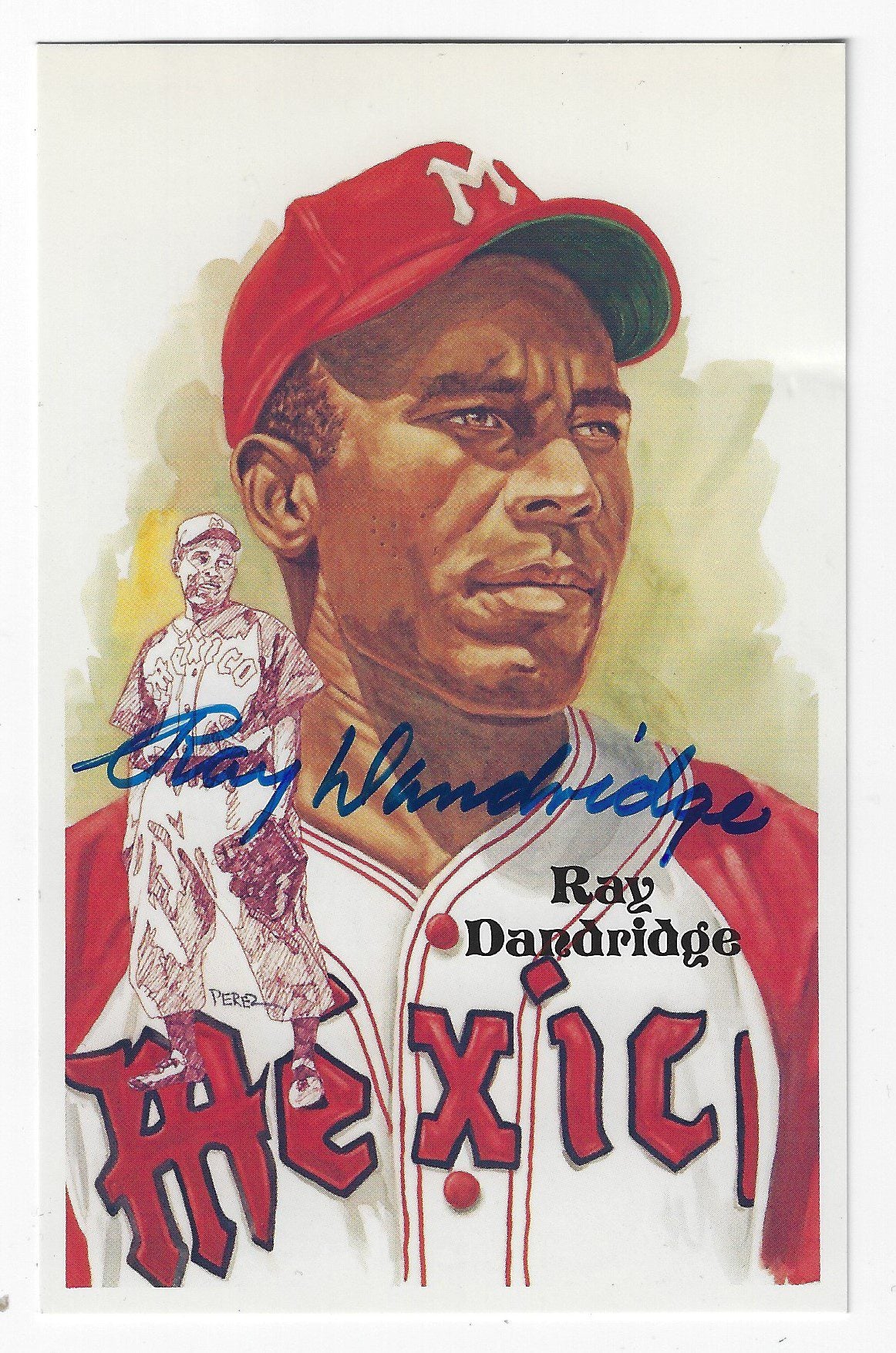Autographed Perez-Steele Postcard RAY DANDRIDGE