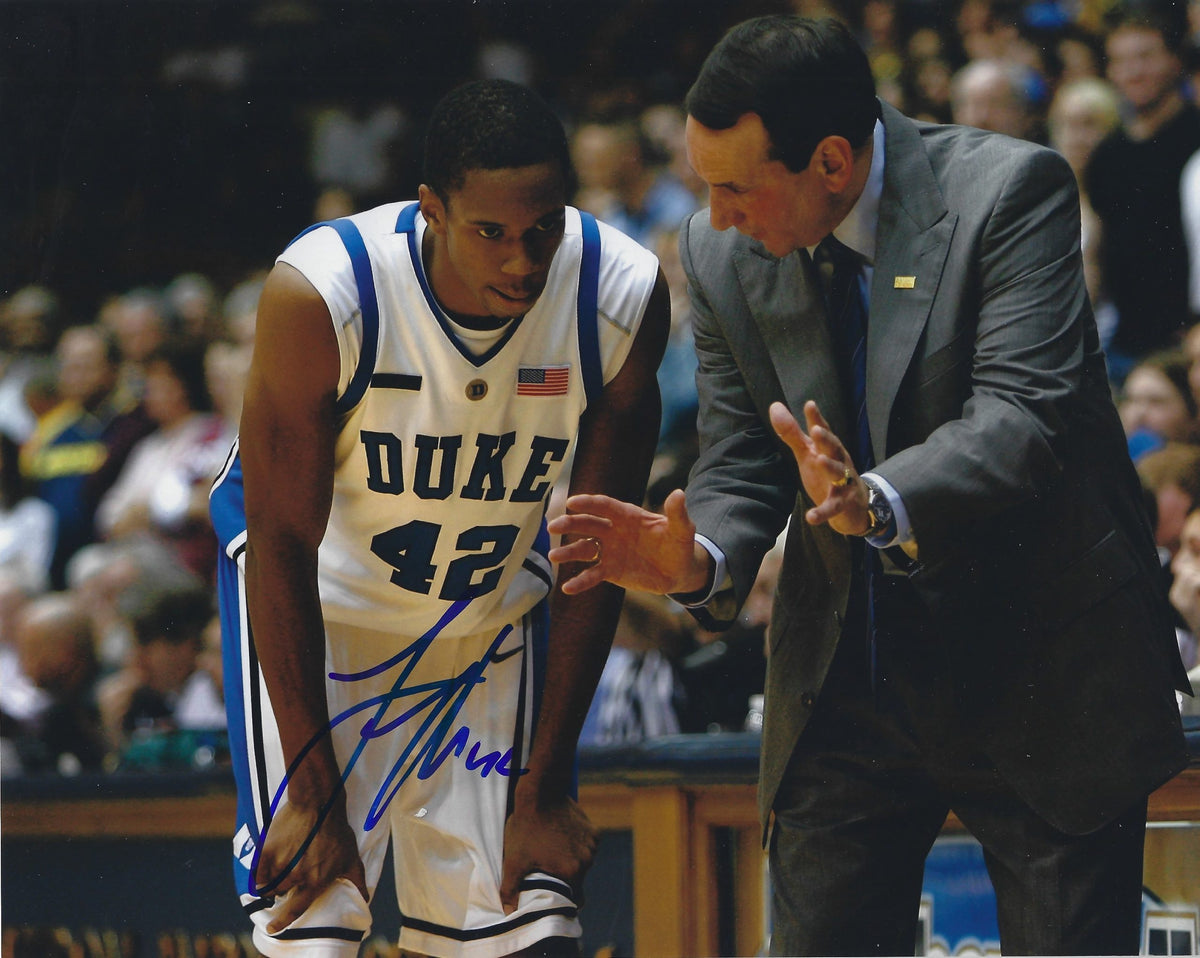 AUTOGRAPHED  LANCE THOMAS 8x10  photo Duke Blue Devils
