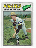 Autographed JIM ROOKER 1977 Topps Card