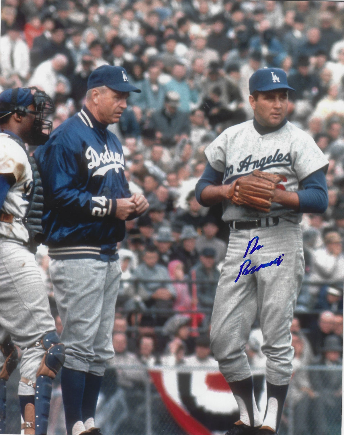 AUTOGRAPHED RON PERRANOSKI 8x10 Los Angeles Dodgers photo