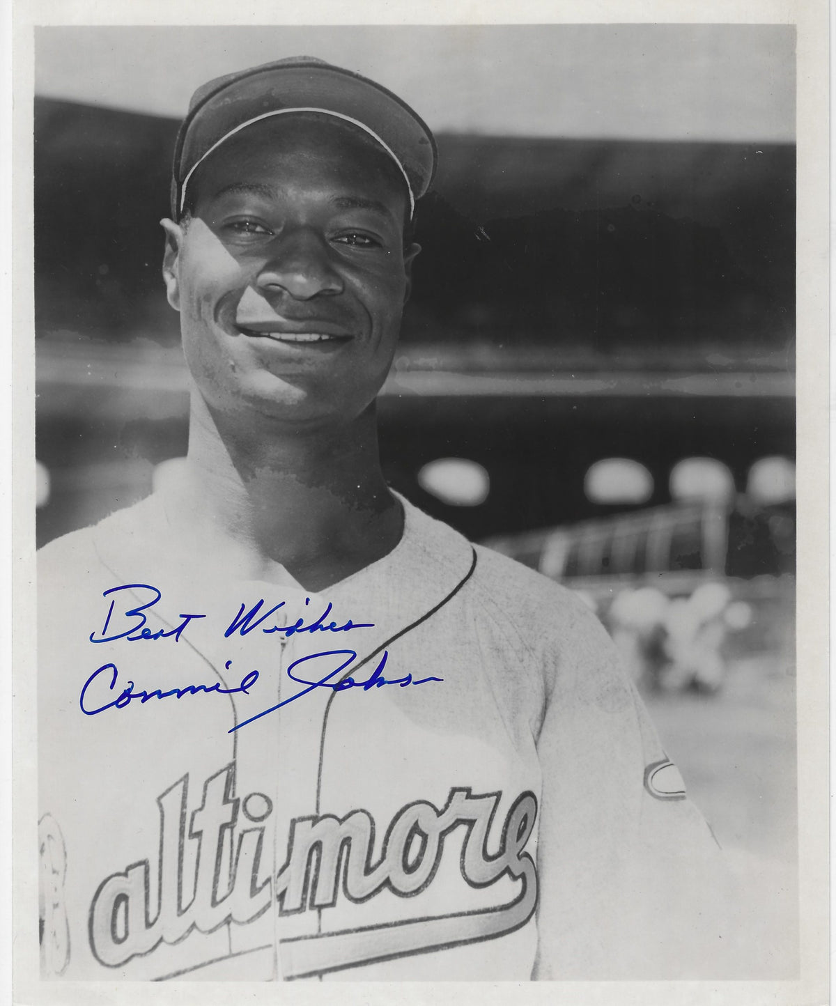 AUTOGRAPHED CONNIE JOHNSON 8X10 Baltimore Orioles Photo