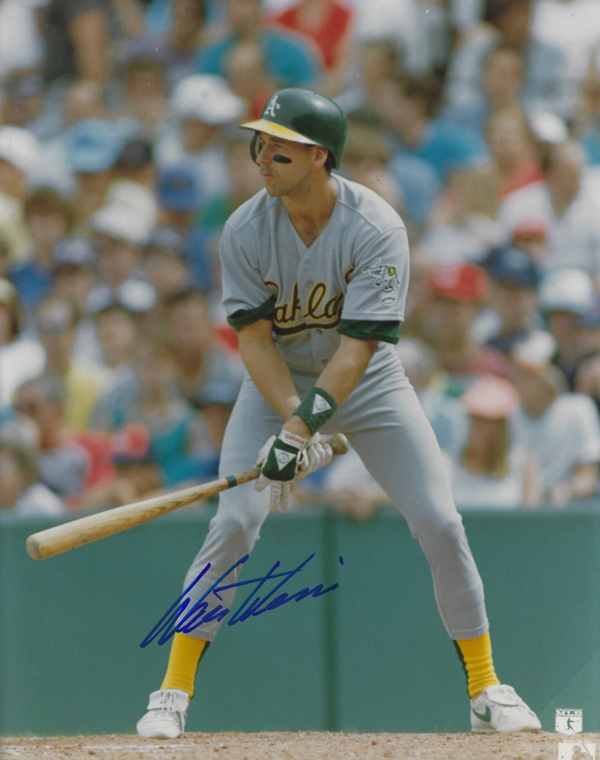 AUTOGRAPHED  WALT WEISS 8X10 Oakland A's Photo