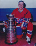 Autographed BOOM BOOM GEOFFRION 8x10 Montreal Canadiens Photo
