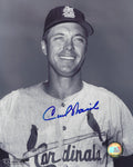 AUTOGRAPHED CARL WARWICK 8X10 St. Louis Cardinals Photo