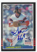 Autographed LAMARR HOYT 1985 Donruss Card