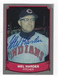 Autographed  MEL HARDER Cleveland Indians 1989 Pacific Legends Card