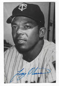 Autographed TONY OLIVA Minnesota Twins BxW Rowe Post Card