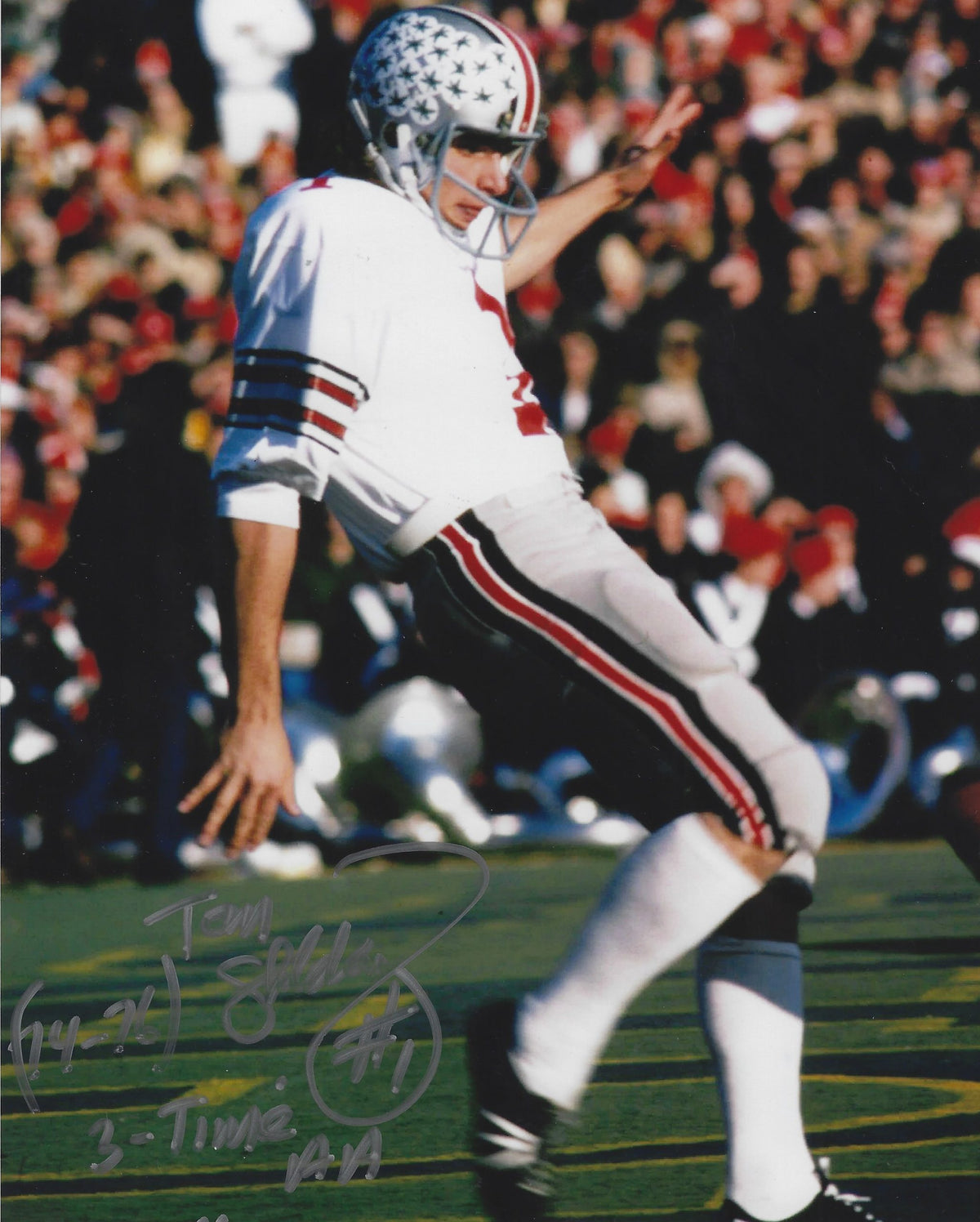 Autographed TOM SKALDANY 8x10 Ohio State University Photo