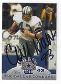 Autographed CLIFF HARRIS Dallas Cowboys 2009 Upper Deck Card