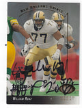 Autographed WILLIE ROAF New Orleans Saints 1993 Upper Deck SP Card