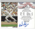 Autographed WADE BOGGS 8X10 New York Yankees HOF Induction Day Photo Card