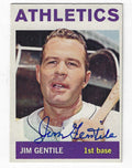 Autographed JIM GENTILE 1964 Topps Card