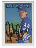 Autographed JOHN DAVIS 1988 Topps Card