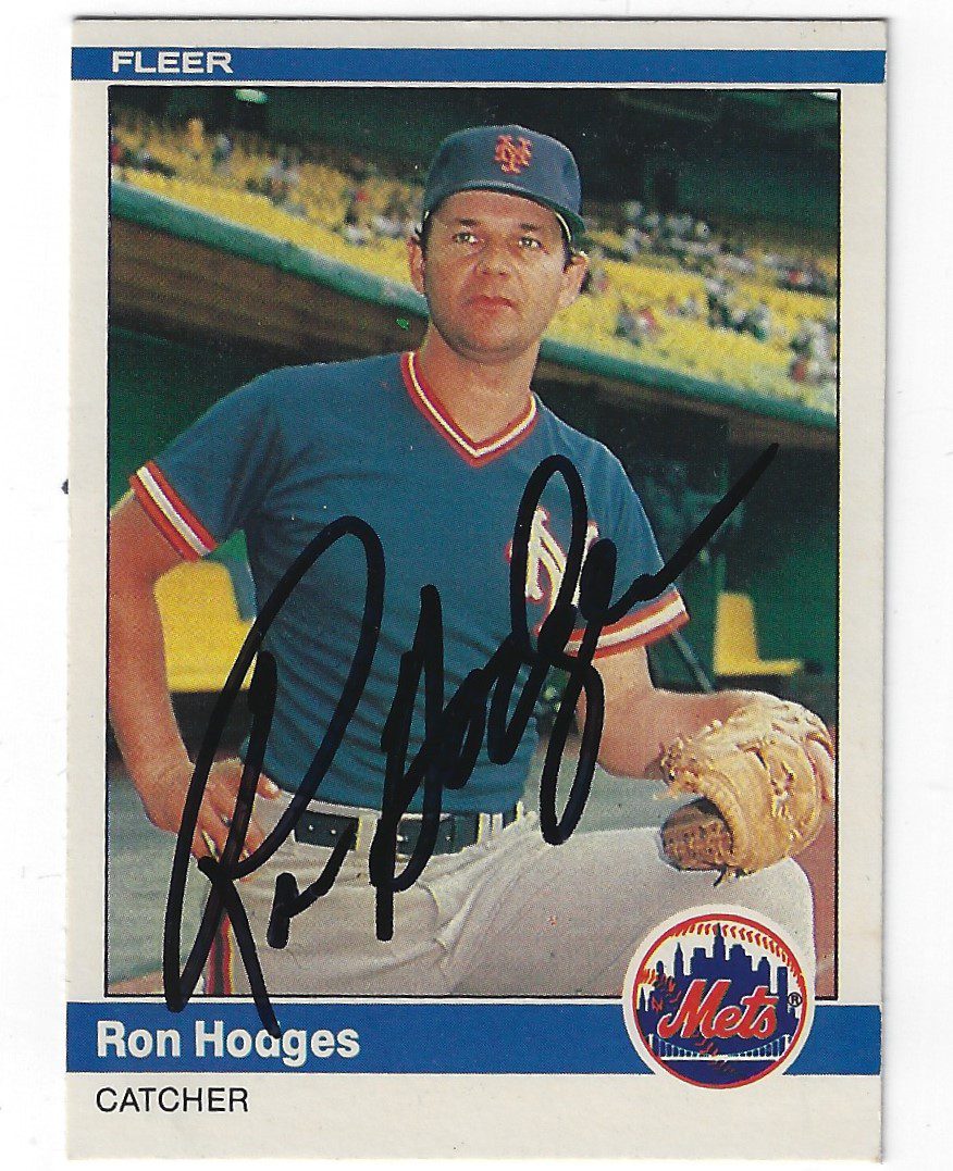 Autographed RON HODGES 1984 Fleer Card