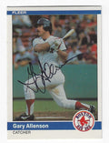 Autographed GARY ALLENSON 1984 Fleer Card